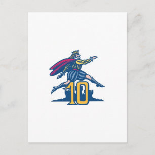 Tien lords a-Leaping Feestdagenkaart