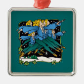 Tien lords een slapper metalen ornament (Voorkant)