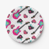 Tien meisje Rock star borden Papieren Bordje