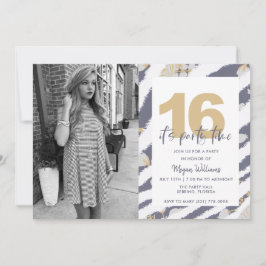 Tien meisjes Foto 16e verjaardag Kaart