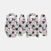 Tien meisjes rockrockpartij voor roos bedankdoosjes (Uitgevouwen)