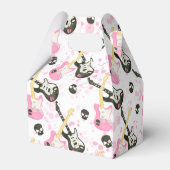 Tien meisjes rockrolfeest bedankdoosjes (Achterkant)