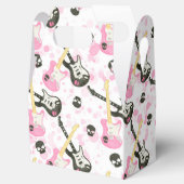 Tien meisjes rockrolfeest bedankdoosjes (Geopend)