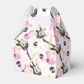 Tien meisjes rockrolfeest bedankdoosjes (Voorkant Zijde)