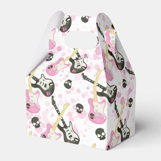 Tien meisjes rockrolfeest bedankdoosjes (Voorkant Zijde)