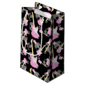 Tien meisjes rocktas met rolschedel klein cadeauzakje (Achterkant Gekanteld)