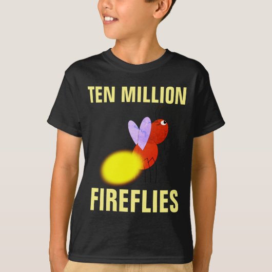 TIEN MILJOEN FIREFLIES T-shirts (Voorkant)