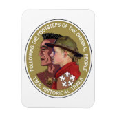 Tien miljoen historische riviersporen Flexible Mag Magneet (Verticaal)