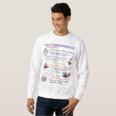 Tien Minnesota Geboden Basis Sweatshirt (Voorkant volledig)