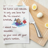 Tien Minnesota Geboden Towel Theedoek (Quarter Fold)