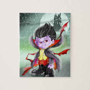 Tien Monsters: Vladimir de Vampierpuzzel Legpuzzel