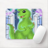 Tien Monstertjes: Larry de Lizard Muismat (Met muis)
