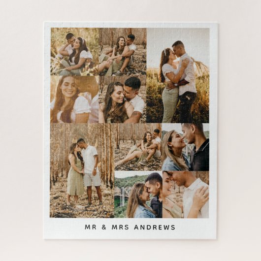 Tien mooie foto's Collage Romantic Puzzle Legpuzzel (Verticaal)