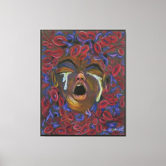 Tien opnieuw gedefinieerd - bewustzijn van sikkelc canvas afdruk (Voorkant)