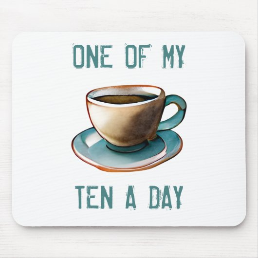 Tien per dag muismat (Voorkant)