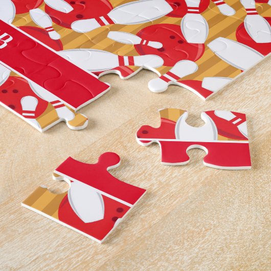 Tien pin Bowling Alley Balls en Pins Strike Legpuzzel (Zijkant)