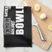 Tien Pin Bowling Bowlers Groest Bowler World ooit Theedoek (Quarter Fold)