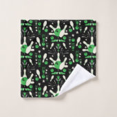 Tien Pin Bowling Home Decor Bad Handdoek (Wasdoekje)