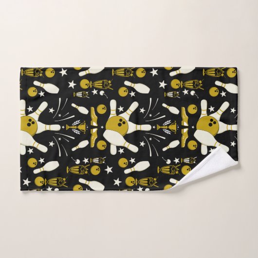 Tien Pin Bowling Home Decor Bad Handdoek (Handdoek)