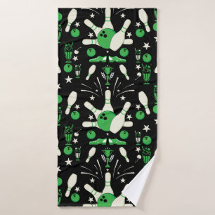 Tien Pin Bowling Home Decor Badhanddoek