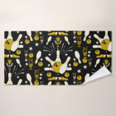 Tien Pin Bowling Home Decor Badhanddoek (Badhanddoek)