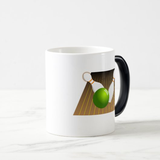 Tien Pin Bowling Magische Mok (Voorkant rechts)