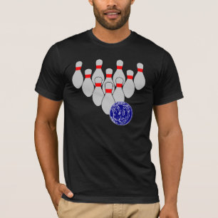 Tien Pin Bowling Mannen T-Shirt