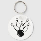 Tien Pin Bowling Sleutelhanger (Voorkant)