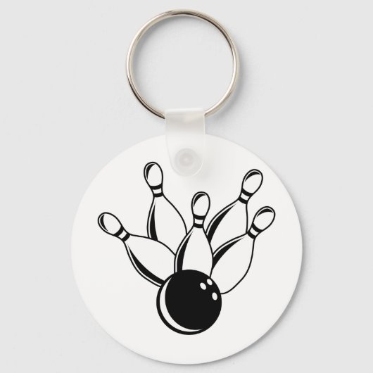 Tien Pin Bowling Sleutelhanger (Voorkant)