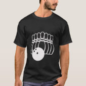 Tien Pin Bowling Team Logo T-shirt (Voorkant)