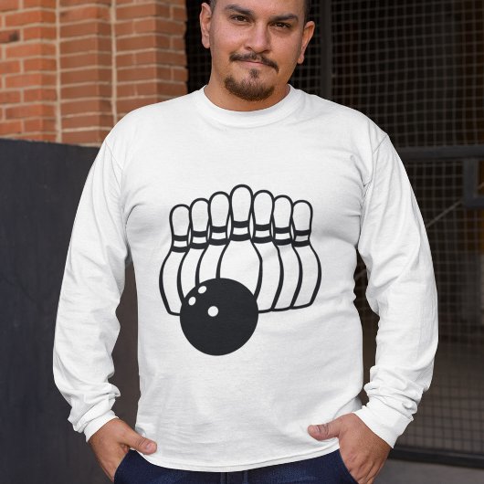 Tien Pin Bowling Team Logo T-shirt