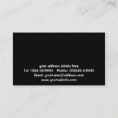 Tien Pin Bowling Visitekaartje (Achterkant)