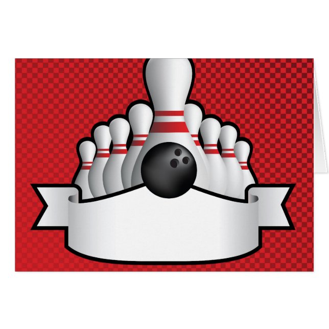 tien-pins bolvormig achtergrondontwerp met scroll (Voorkant Horizontaal)