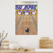 Tien-pins bowlen poster (Keuken)