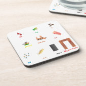 Tien Plagues Drankjes Onderzetter (Linkerzijde)