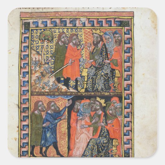 Tien Plagues van Egypt TtoB; de Plague van Vierkante Sticker (Voorkant)