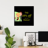Tien procent haircut Poster Matte (Thuiskantoor)