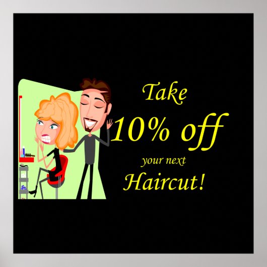 Tien procent haircut Poster Matte (Voorkant)