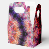 Tien puntige radiale kleurrijke caleidoscoop bedankdoosjes (Geopend)