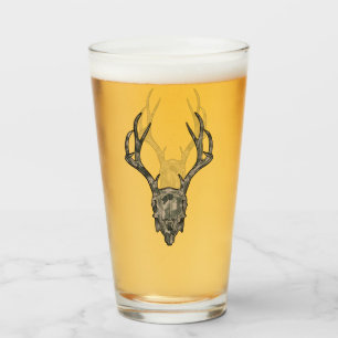 Tien Punts Jackalope Europese Mount Camo Schedel Glas
