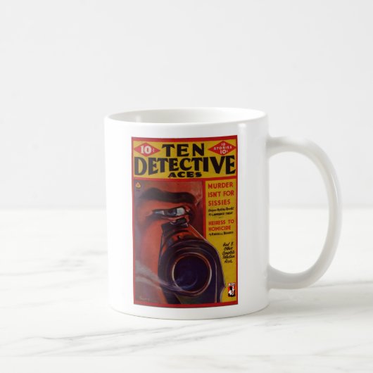 Tien rechercheur Aces Koffiemok (Rechts)