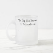 Tien redenen voor procrastinate Joke Matglas Koffiemok (Links)