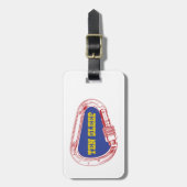Tien Slaapsteigers, Carabiner Bagagelabel (Voorkant verticaal)