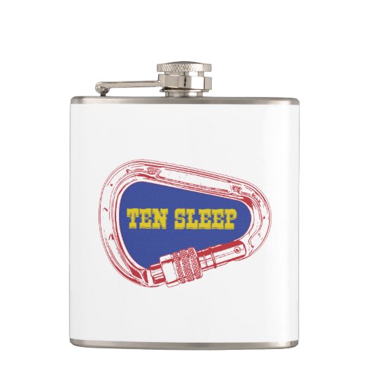 Tien Slaapsteigers, Carabiner Heupfles (Voorkant)