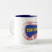 Tien Slaapsteigers, Carabiner Tweekleurige Koffiemok (Voorkant links)