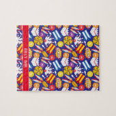 Tien spelbrekers Shirt schoten Pizza en stakingen Legpuzzel (Horizontaal)