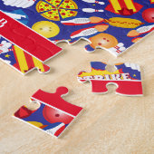 Tien spelbrekers Shirt schoten Pizza en stakingen Legpuzzel (Zijkant)