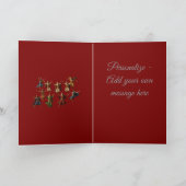 Tien springende Lords De Tien Geboden Vector Feestdagen Kaart (Binnen)