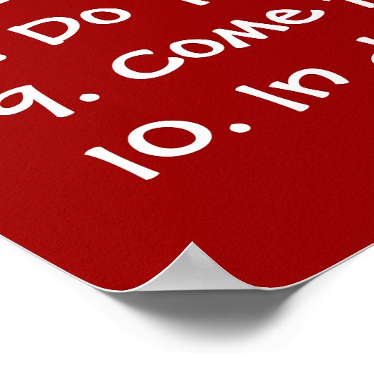 Tien tips voor een grote klasse poster (Hoek)