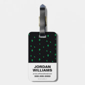 Tien Titans gaan! | "Bad Boy" Robin, Cyborg & BB Bagagelabel (Achterkant verticaal)